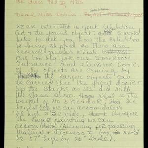 a page of handwritten text