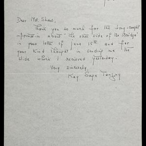 a page of handwritten text