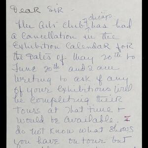 a page of handwritten text