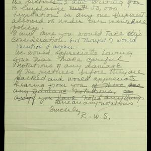 a page of handwritten text