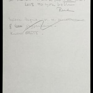 a page of handwritten text