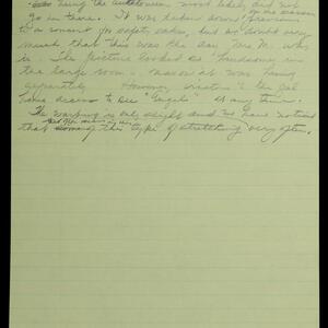 a page of handwritten text