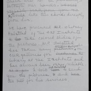 a page of handwritten text
