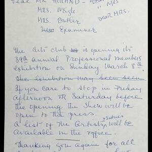 a page of handwritten text