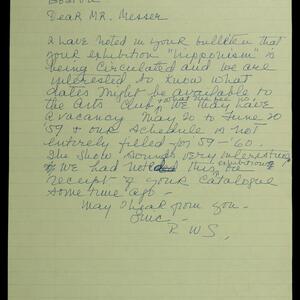 a page of handwritten text
