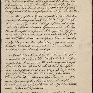 a page of handwritten text