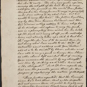 a page of handwritten text