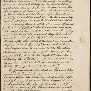 a page of handwritten text