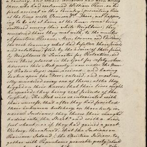 a page of handwritten text