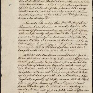 a page of handwritten text