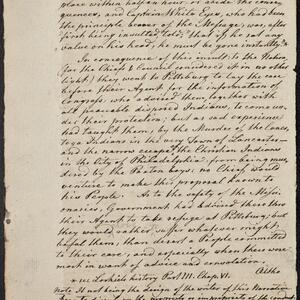 a page of handwritten text