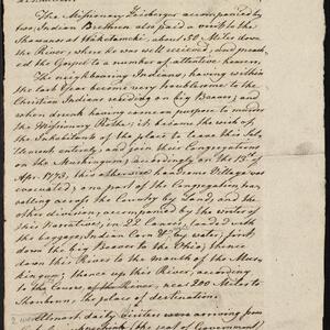 a page of handwritten text