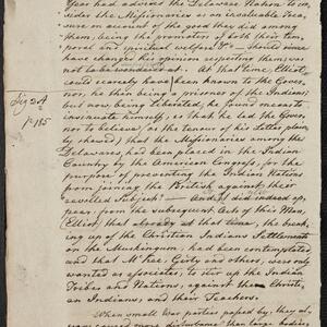 a page of handwritten text