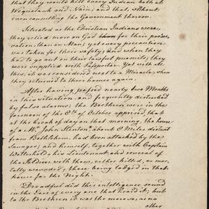 a page of handwritten text