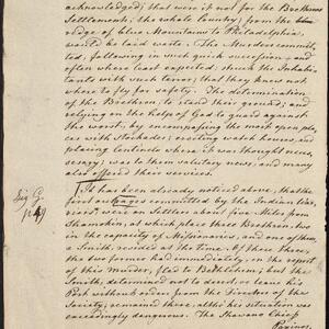 a page of handwritten text