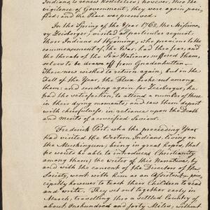 a page of handwritten text