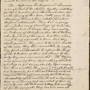 a page of handwritten text