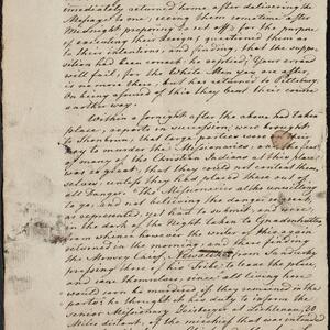 a page of handwritten text