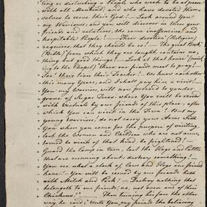 a page of handwritten text