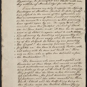 a page of handwritten text