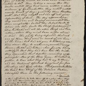 a page of handwritten text