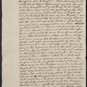 a page of handwritten text