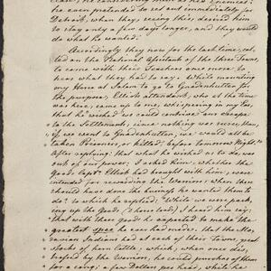 a page of handwritten text