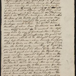 a page of handwritten text