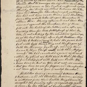 a page of handwritten text