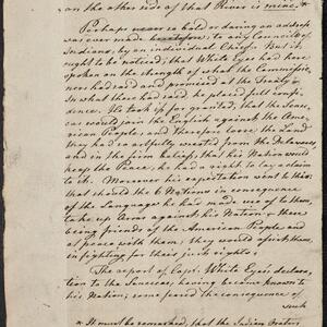 a page of handwritten text