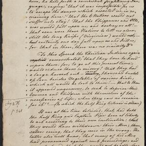 a page of handwritten text