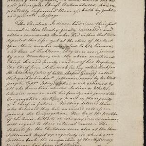 a page of handwritten text