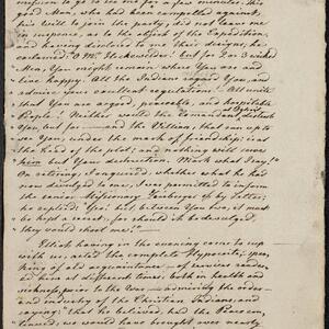 a page of handwritten text