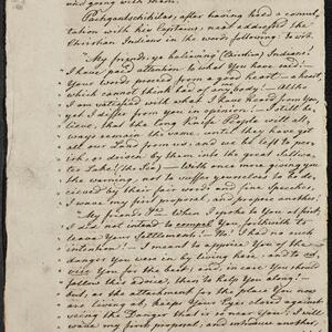 a page of handwritten text