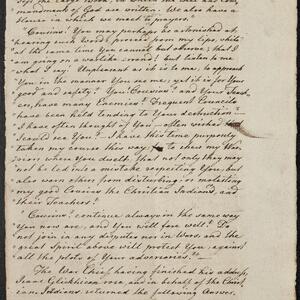 a page of handwritten text