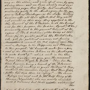 a page of handwritten text