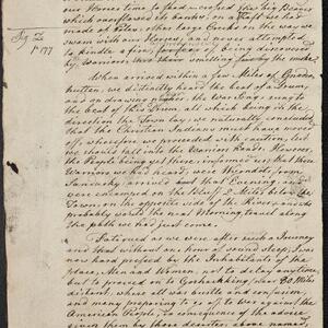 a page of handwritten text