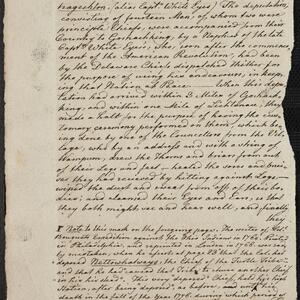 a page of handwritten text