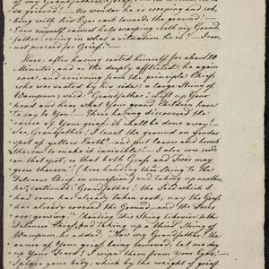 a page of handwritten text