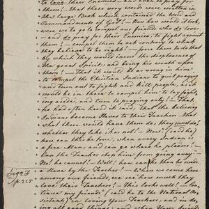 a page of handwritten text