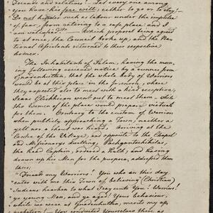 a page of handwritten text