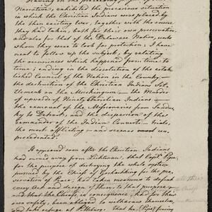 a page of handwritten text