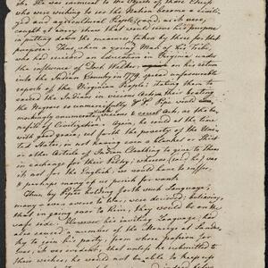 a page of handwritten text