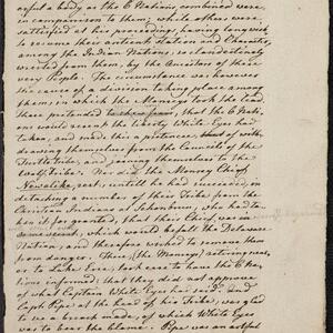 a page of handwritten text