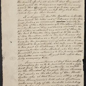 a page of handwritten text