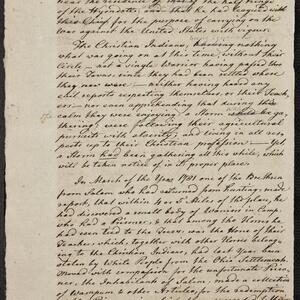 a page of handwritten text