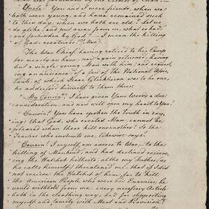 a page of handwritten text