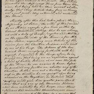 a page of handwritten text