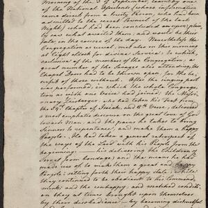 a page of handwritten text