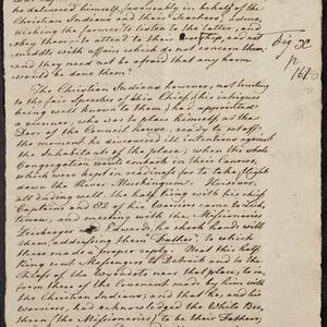 a page of handwritten text